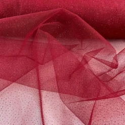 1 Yard Glitter Mesh Fabric 100% Polyester Sheer Sparkle 60