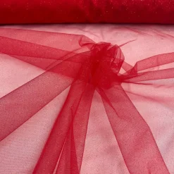 1 Yard Glitter Mesh Fabric 100% Polyester Sheer Sparkle 60