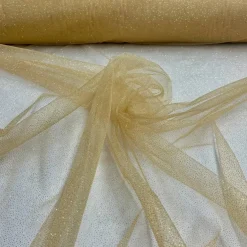 1 Yard Glitter Mesh Fabric 100% Polyester Sheer Sparkle 60