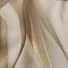 1 Yard Gold Organdy Sheer Apparel Fabric Crisp Texture, 58/60" Wide