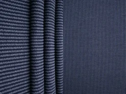 1 Yard Jacquard Double Knit Rib Stretch Fabric 230 GSM 52" Wide