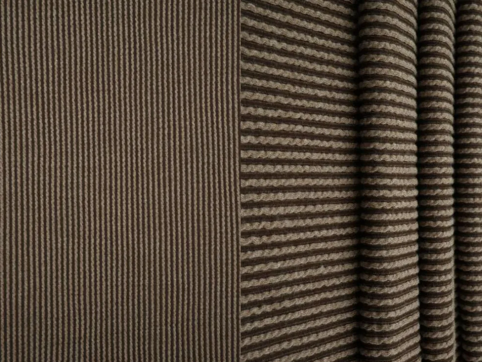 1 Yard Jacquard Double Knit Rib Stretch Fabric 230 GSM 52" Wide
