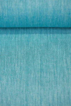 1 Yard Linen Novelty Herringbone Yarn Dyed Fabric Spa Color 54" Width