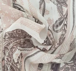 1 Yard Neutral Yoryu Chiffon Sheer Apparel Fabric 56/58
