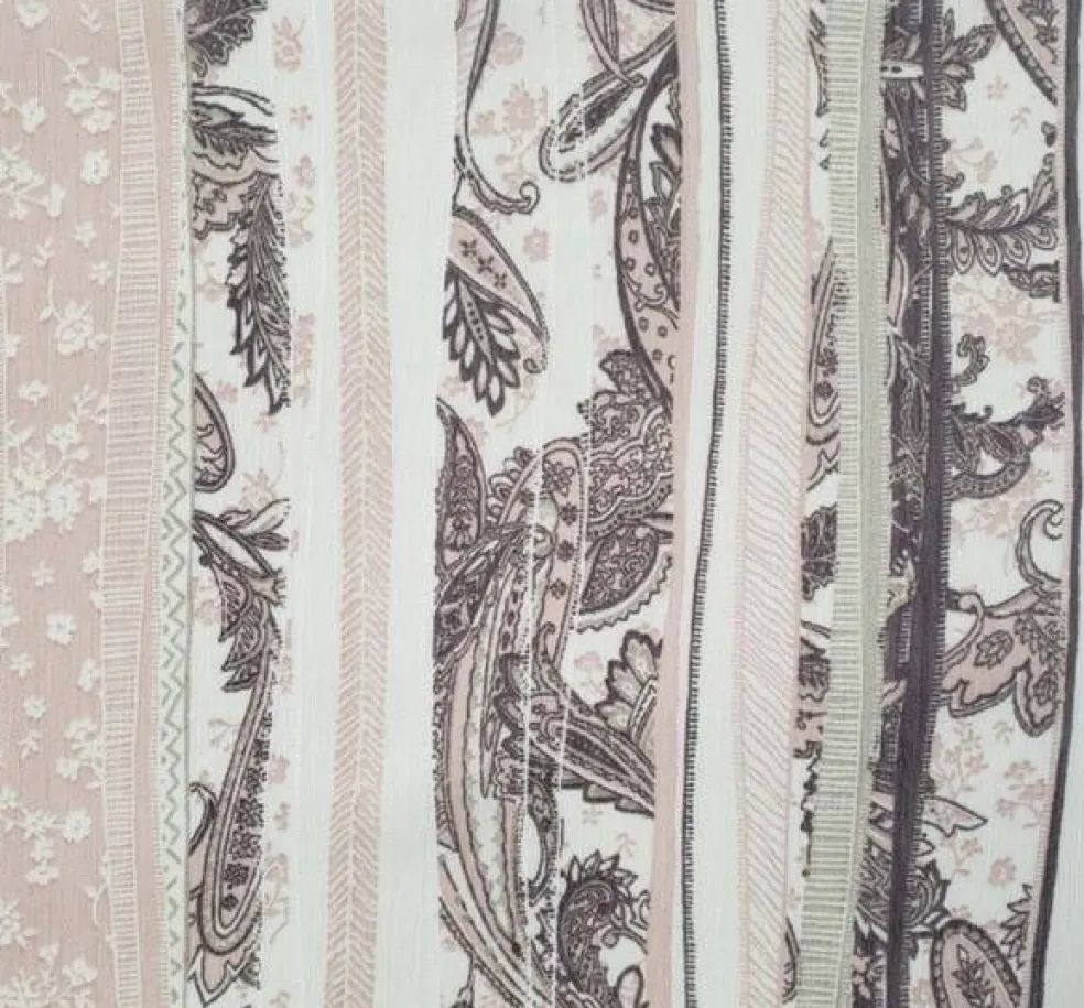 1 Yard Neutral Yoryu Chiffon Sheer Apparel Fabric 56/58" Wide