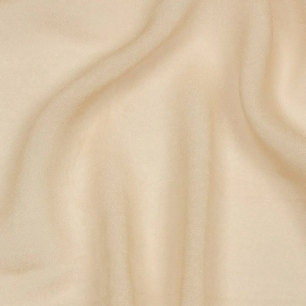1 Yard Nude Viscose Georgette Fabric Lightweight Sheer Flowing Fabric Width 54 Inches