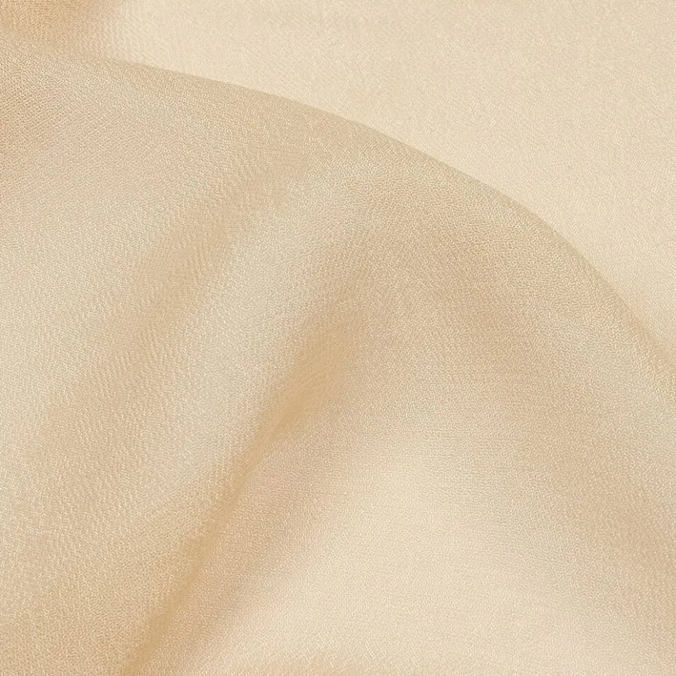 1 Yard Nude Viscose Georgette Fabric Lightweight Sheer Flowing Fabric Width 54 Inches