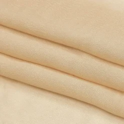 1 Yard Nude Viscose Georgette Fabric Lightweight Sheer Flowing Fabric Width 54 Inches