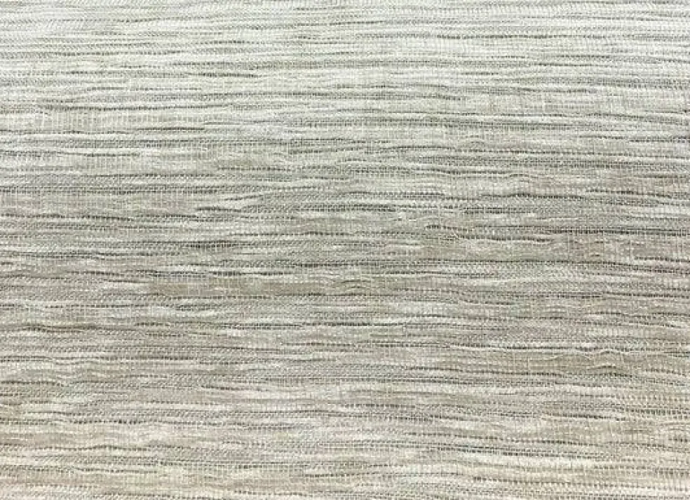 1 Yard Ocean Shore Natural Linen Look Sheer Drapery Fabric 118 Inch Wide Double Width Heatset Polyester