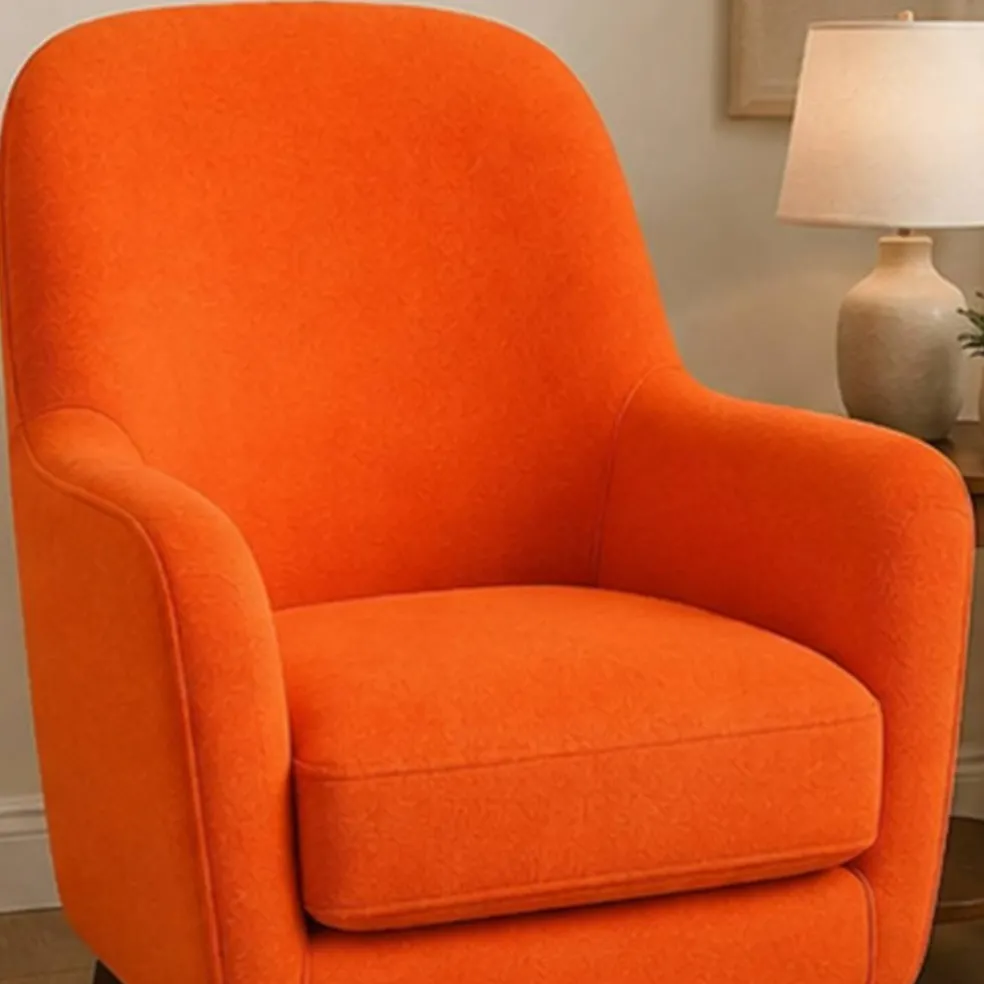 1 Yard Orange Acrylic Felt Fabric 72" Wide 1.6mm for Crafts & Sewing
