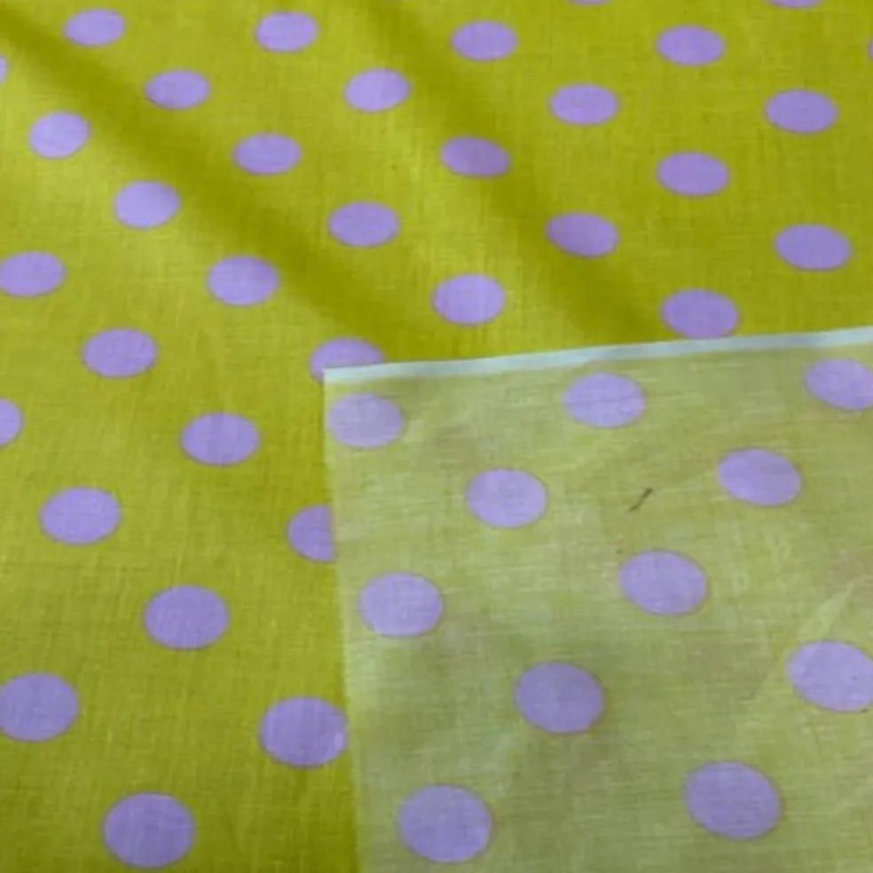 1 Yard Polka Dot Print Poly Cotton Fabric 58 Inches Wide Apparel
