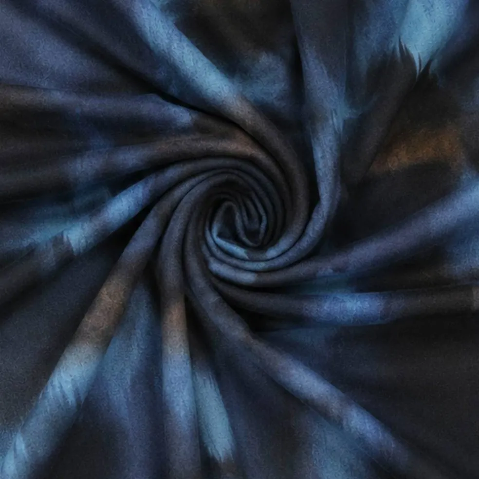 1 Yard Rayon Spandex Jersey Tie Dye Print Fabric 58” Wide