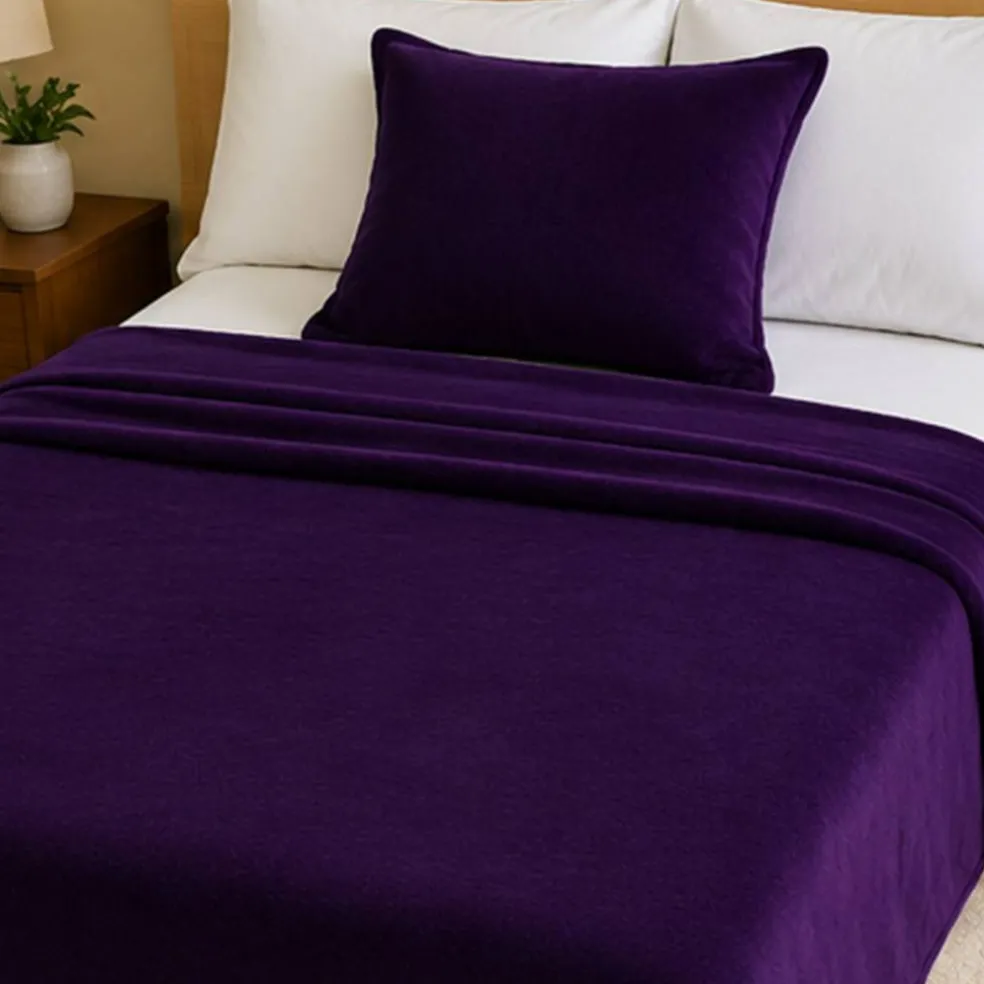 1 Yard Royal Purple Acrylic Felt Fabric 74" Wide for Crafts & Apparel