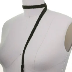 2 Yards Classic Black French Gimp Braid Trim for Upholstery, Drapes & Home DƩcor With 5/8 Inch Width