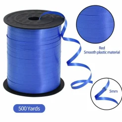 500 Yards Curling Ribbon-Balloon Ribbon-Balloon String for Art&Craft Decor,Gift Wrapping,Ribbons and Bows for Christmas New Year Birthday Gifts (Blue)