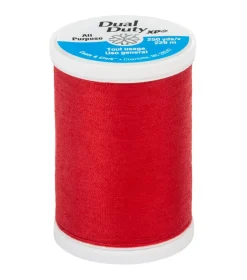 250 yards -- Dual Duty XP -- All Purpose Sewing Thread -- Red Color -- Ref. S910-2250 by Coats & Clark®