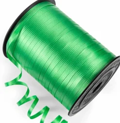 500 Yards Green Crimped Curling Ribbon – 1/5" Balloon String for Gifts, Crafts & Party Decor