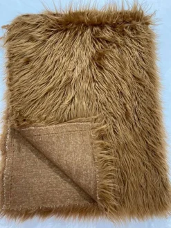 1 Yard Shaggy Vegan Faux Fox Fur Fabric 58" Wide for Cosplay & Decor