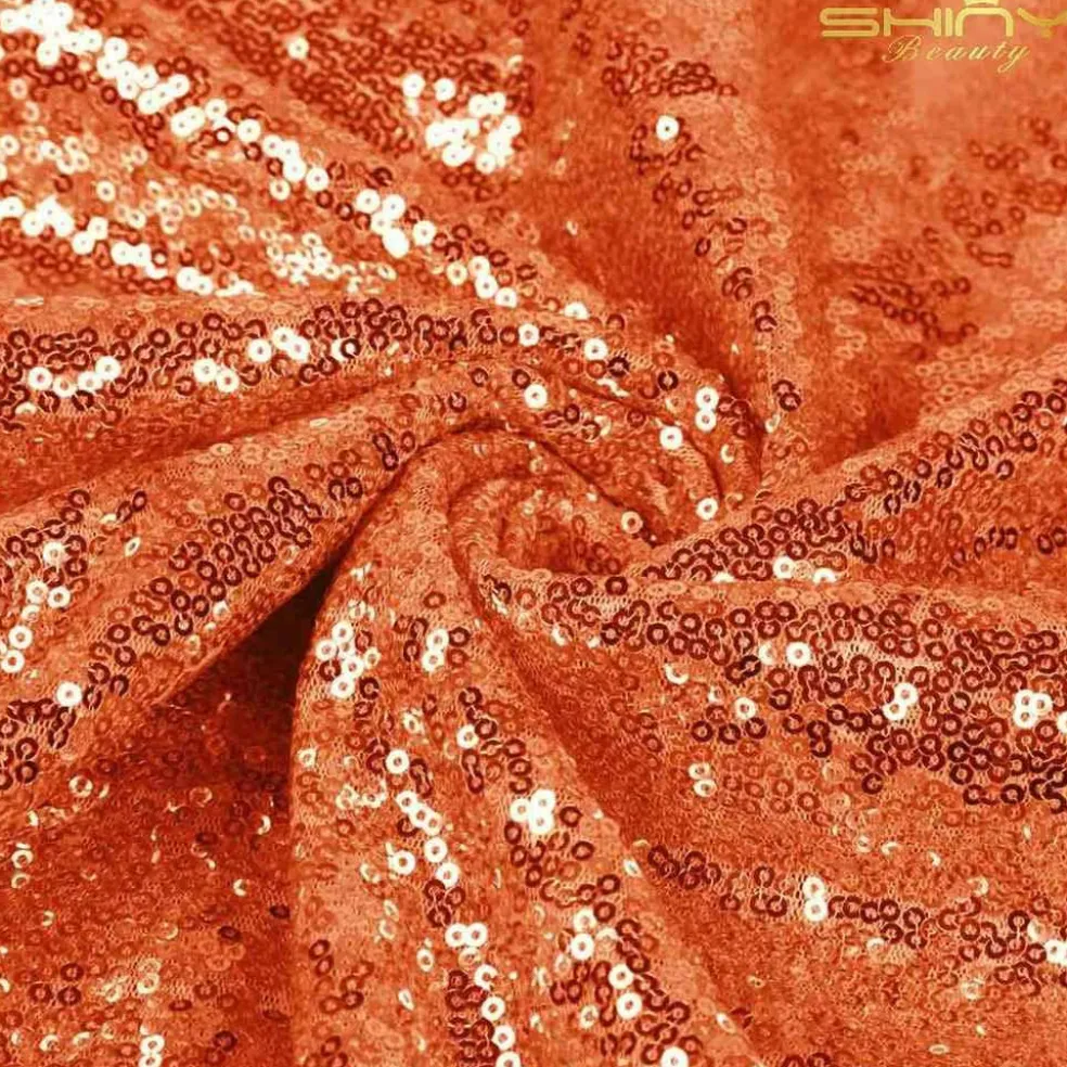 1 Yard Shimmering Sequin Fabric Stretch Mesh 54 Inch Width for Dresses & Decor