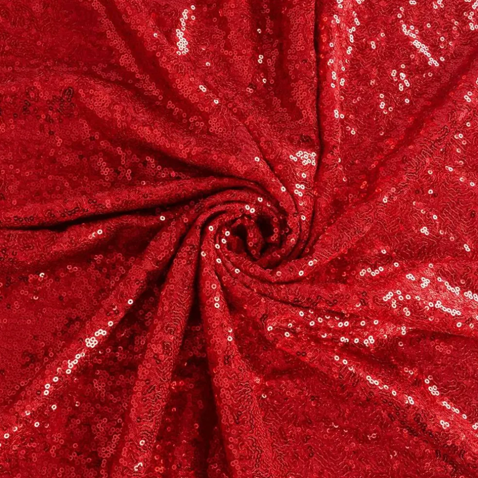 1 Yard Shimmering Sequin Fabric Stretch Mesh 54 Inch Width for Dresses & Decor