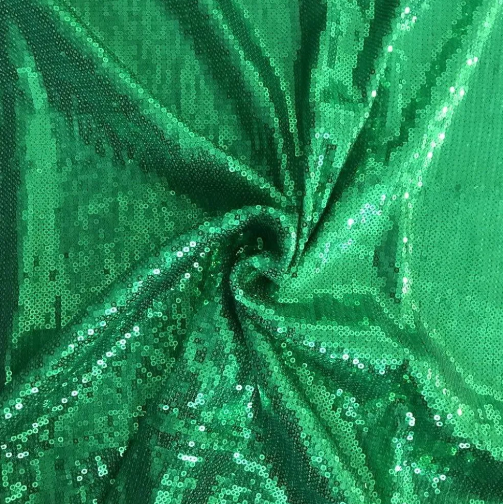 1 Yard Shimmering Sequin Fabric Stretch Mesh 54 Inch Width for Dresses & Decor