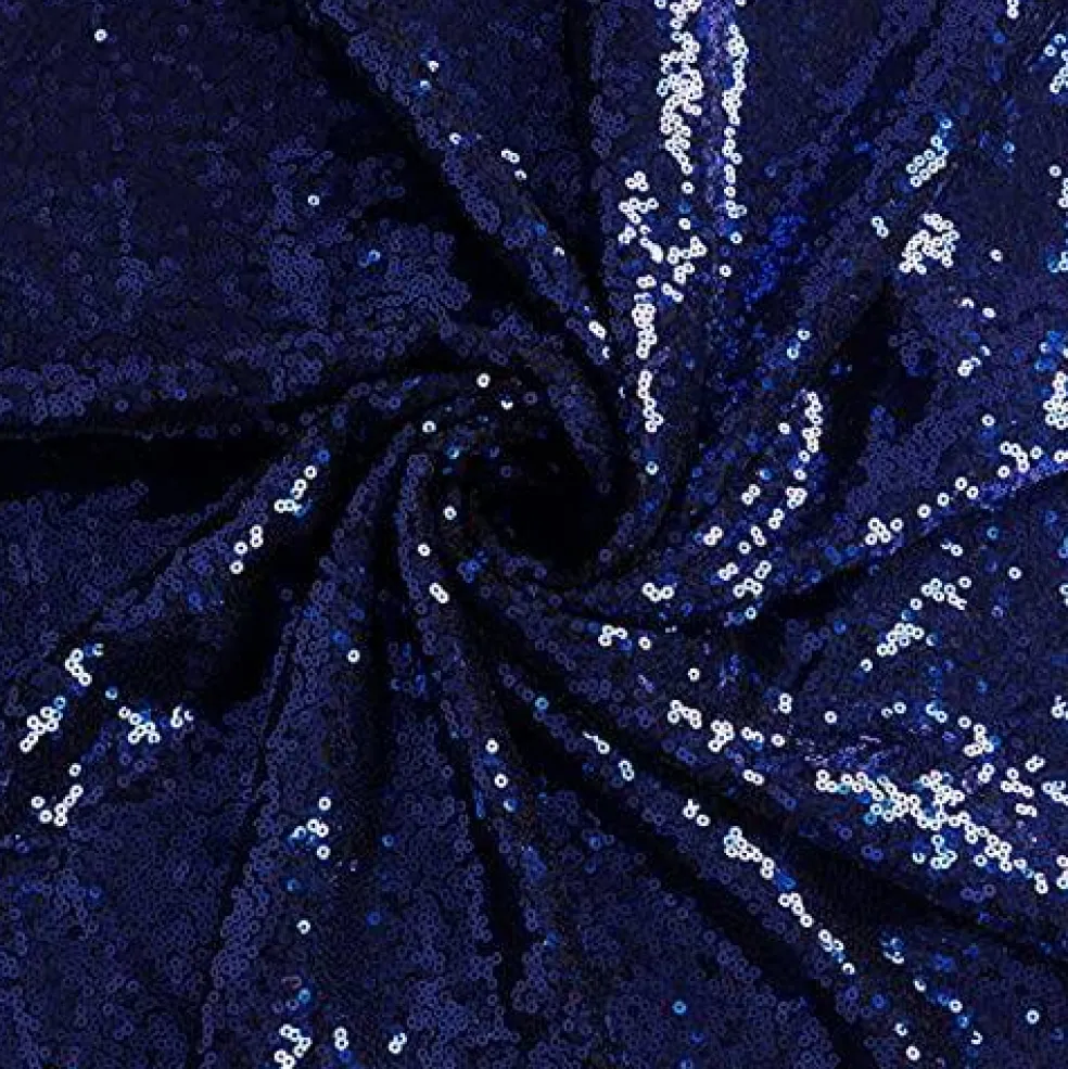 1 Yard Shimmering Sequin Fabric Stretch Mesh 54 Inch Width for Dresses & Decor