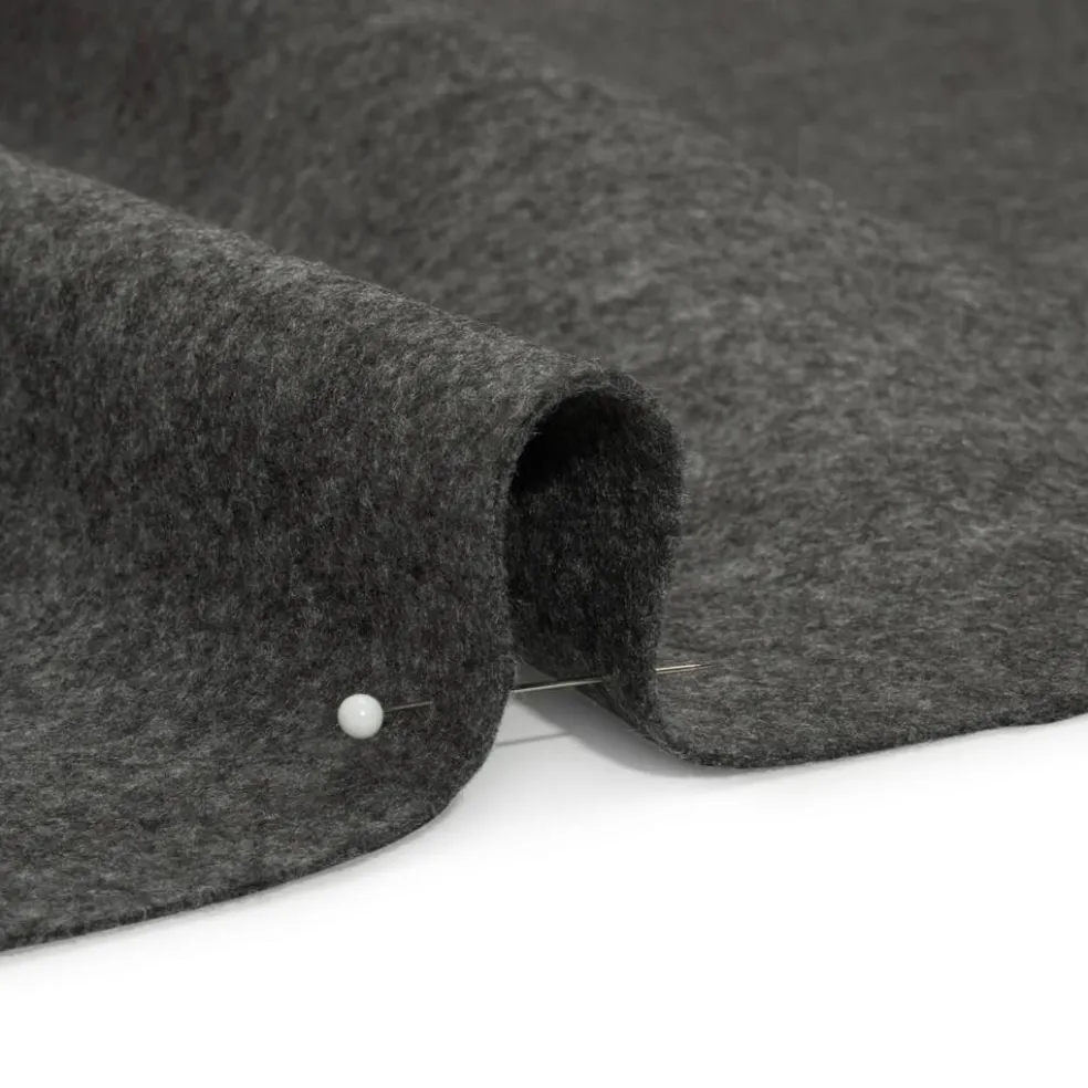1 Yard Smoke Gray Acrylic Felt Fabric 74" Wide for Crafts & Apparel