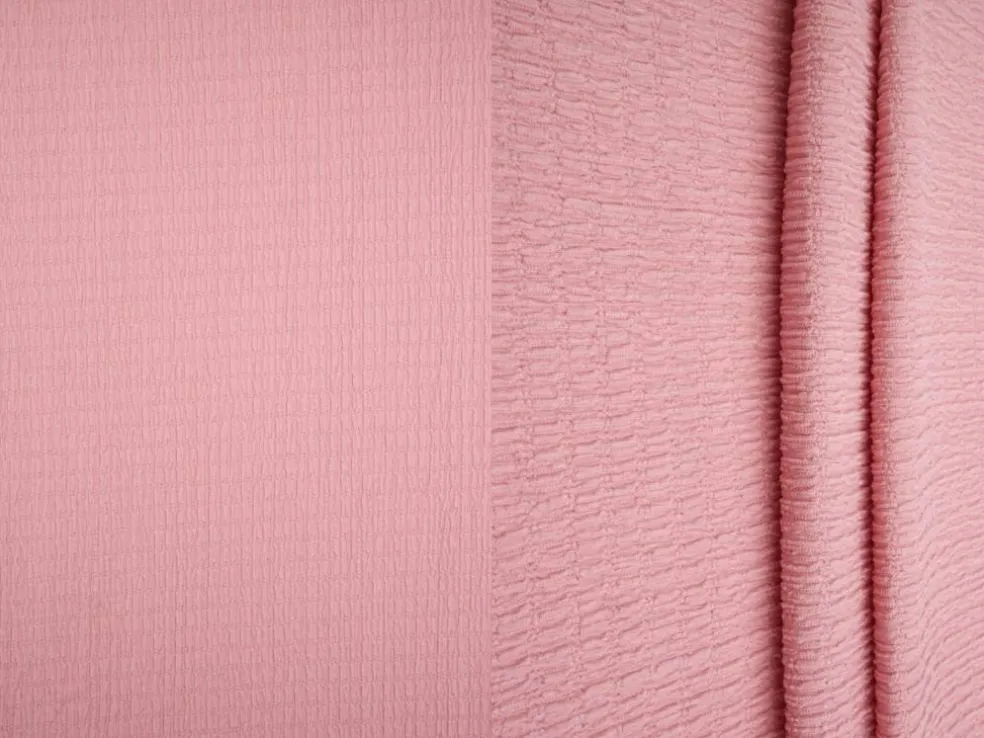 1 Yard Solid Crinkle Jersey Knit Fabric Soft Stretch 58/60" Wide