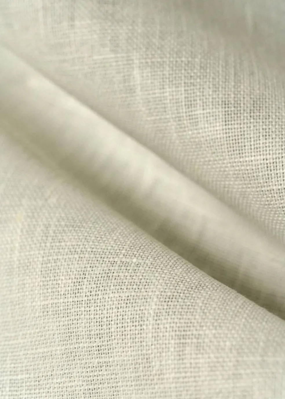 1 Yard Solid Ivory Pure Linen Fabric 8 oz Durable 58 Inch Width