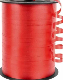 500 Yards Red Curling Ribbon for Gift Wrapping, 1/5 Inch Crimped Balloon Ribbon String, Decorative Ribbon for Florist Bouquets, Wreaths, Crafts, Christmas, Birthday, Wedding & Party Decor