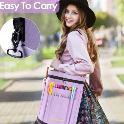 Yarn Bag Organizer, Expandable Crochet Bag