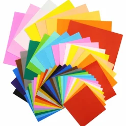 Yasutomo® Assorted Solids Origami Paper, 55 Sheets