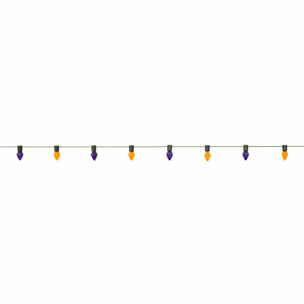 1yd. Mini Orange & Purple Garland by Ashland®