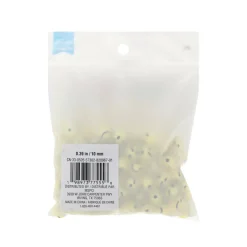 Yellow Acrylic Smiley Face Beads, 140ct. by Creatology™
