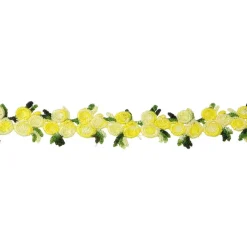 3/4" Yellow Flower Embroidery Trim by Celebrate It®