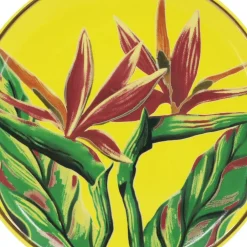 6.75" Yellow Leaves Ceramic Plate by Ashland®
