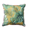 18" Yellow Monstera Leaf Outdoor Throw Pillow by Ashland®