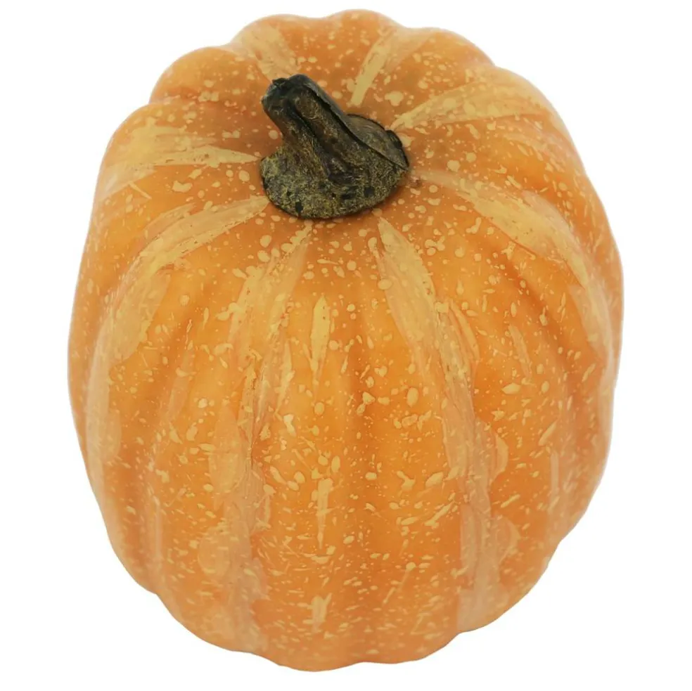 4.8" Yellow Orange Decorative Pumpkin by Ashland®