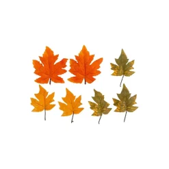 Yellow, Orange & Green Maple Leaf Decorative Components, 7ct. by Ashland®