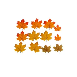 Yellow, Orange & Green Maple Leaf Decorative Components, 12ct. by Ashland®