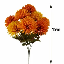 17" Yellow & Orange Mum Bush by Ashland®