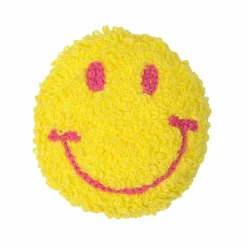 Yellow Smiley Face Filled Patch Embellishment by Celebrate It™