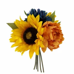 11" Yellow Sunflower & Peony Mix Bouquet by Ashland®