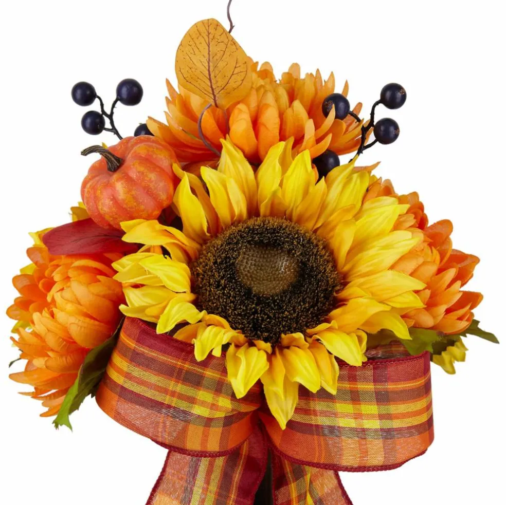 Yellow Sunflower & Pumpkin Mix Rememberance Cone by Ashland®