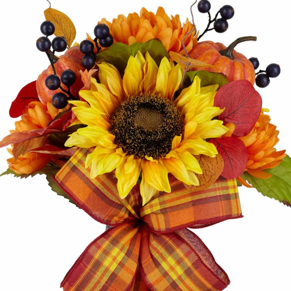 Yellow Sunflower & Pumpkin Mix Rememberance Cone by Ashland®