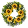 22" Yellow Sunflower Wreath by Ashland®