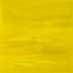 12" Yellow /White Wispy Fusible Stained Glass Sheet