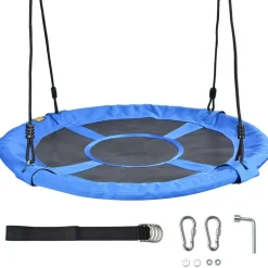 Yescom 40" Saucer Tree Swing with Adjustable Straps for Kids Outdoor Playground Yard