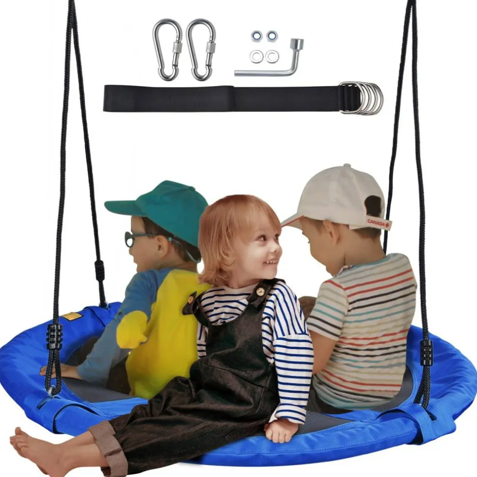 Yescom 40" Saucer Tree Swing with Adjustable Straps for Kids Outdoor Playground Yard