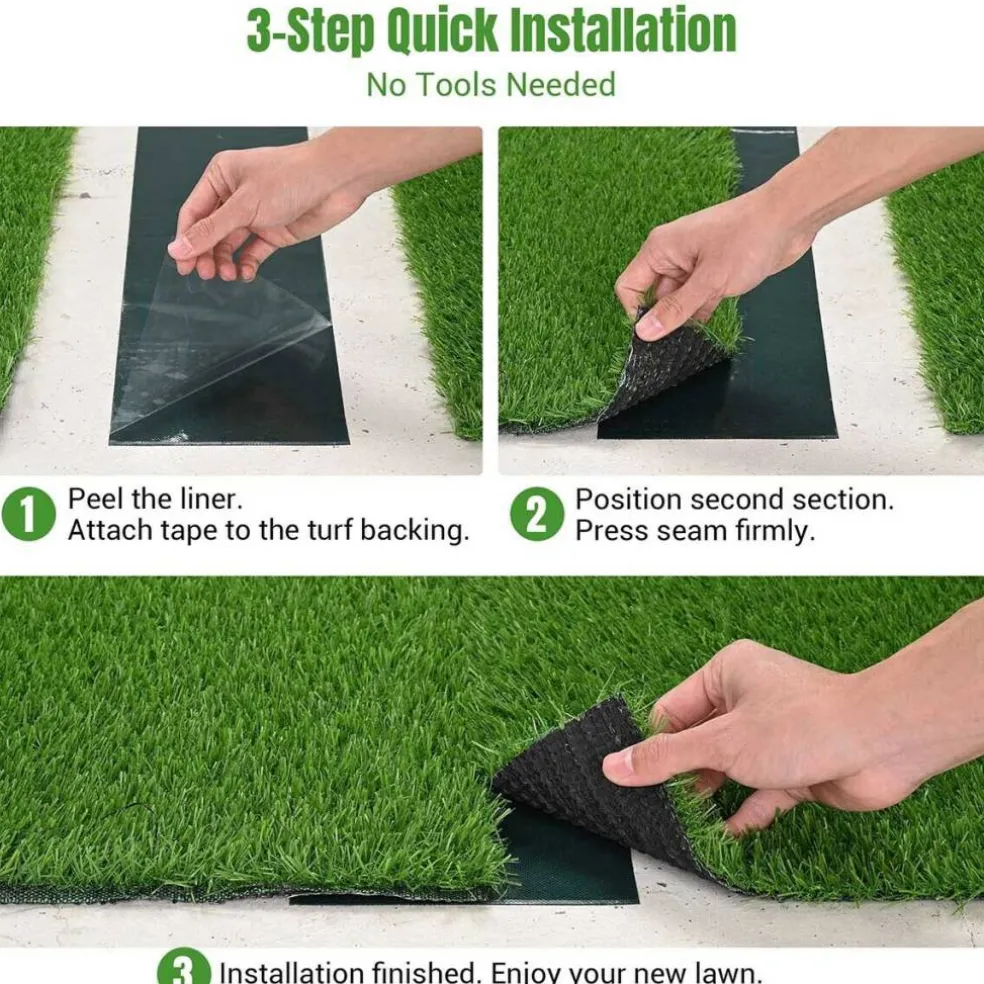 Yescom 6" x 33' Artificial Grass Tape Double Sided Synthetic Turf Seam Tape Lawn